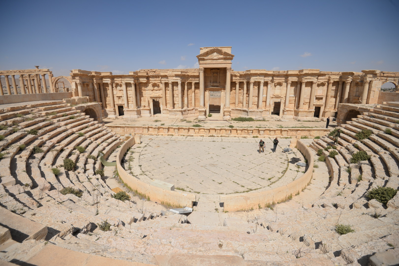 Palmyre : les premières images de la cité antique arrachée à Daesh (PHOTOS, VIDEO)