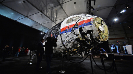 Partie du fuselage de l’avion MH17