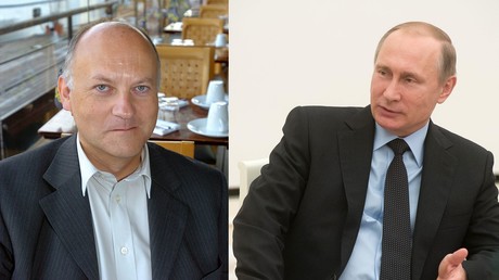 Bruno Denaes et Vladimir Poutine