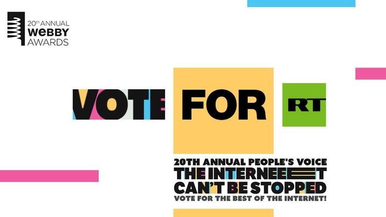 Webby Awards 2016 : RT nominé pour la récompense la plus prestigieuse d’internet