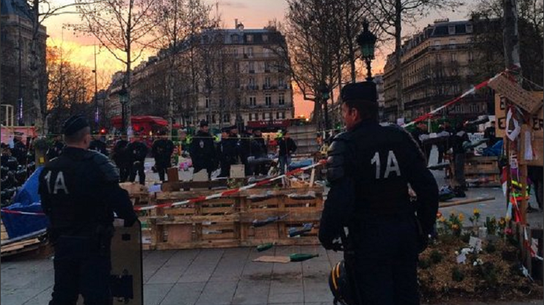 «Nuit debout» : la police a évacué les manifestants installés place de la République