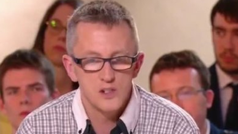 Sur le plateau de France 2, un sympathisant FN explique à François Hollande son «vote de colère»