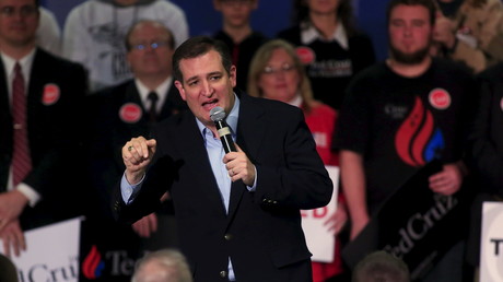 Le républicain Ted Cruz lors d'un meeting à Columbus, dans l'Ohio, le 14 mars 2016