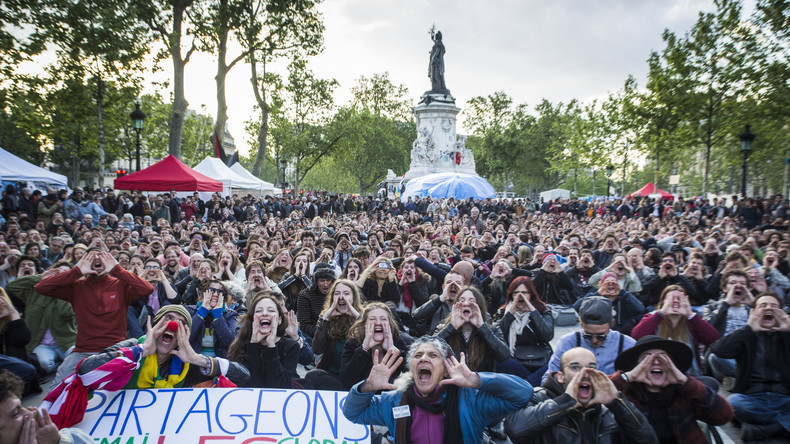 Rassemblements #Global Debout dans le calme marqués par l'anniversaire des Indignés espagnols