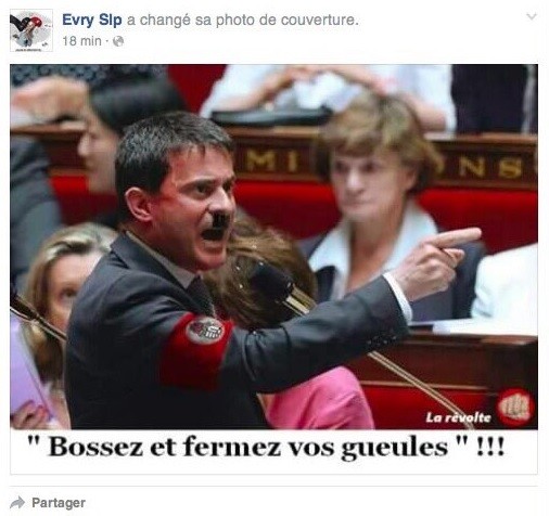 Un employé municipal d’Evry suspendu de ses fonctions pour avoir comparé Manuel Valls à Hitler