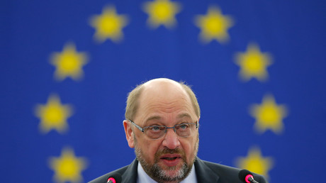 Une photo qui résume parfaitement l'engagement européen de Martin Schulz