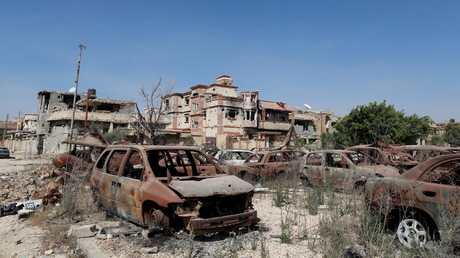 Décombres d'une ville libyenne