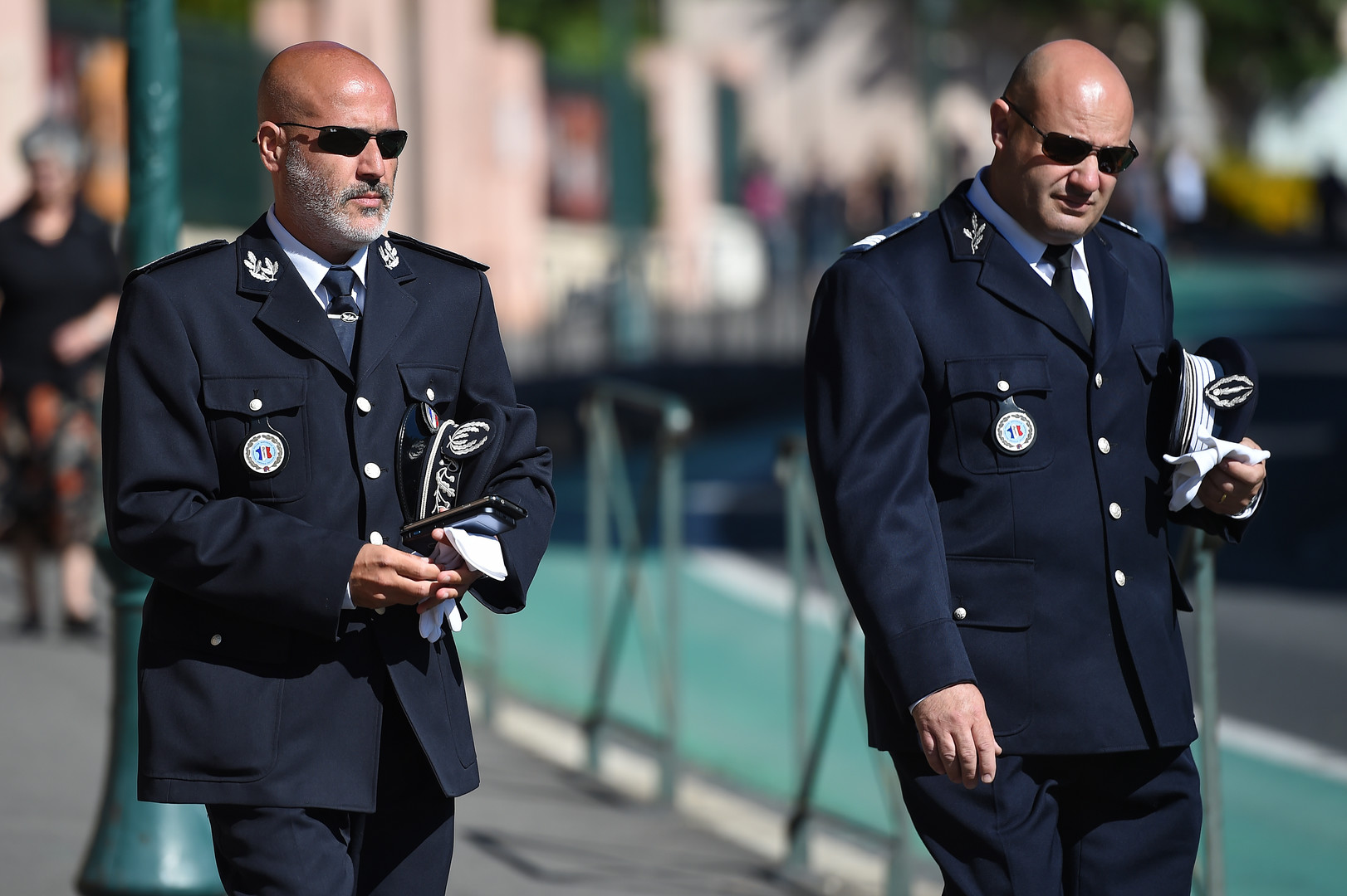Les deux fonctionnaires de police tués dans les Yvelines inhumés dans l'Hérault (PHOTOS)