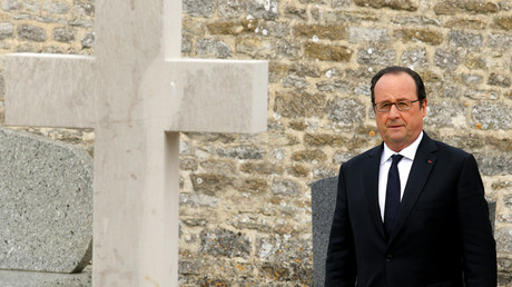 François Hollande, en pleine campagne électorale.
