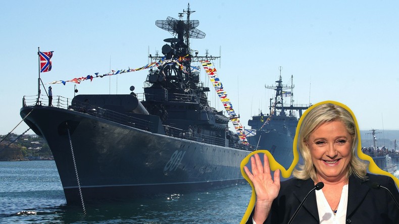 Rendez-vous marin : la présidente du FN invitée en Crimée aux célébrations de la flotte russe