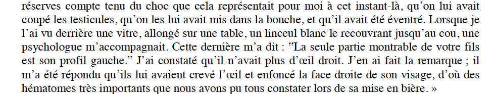 13 novembre : des victimes du Bataclan auraient été torturées, émasculées et mutilées