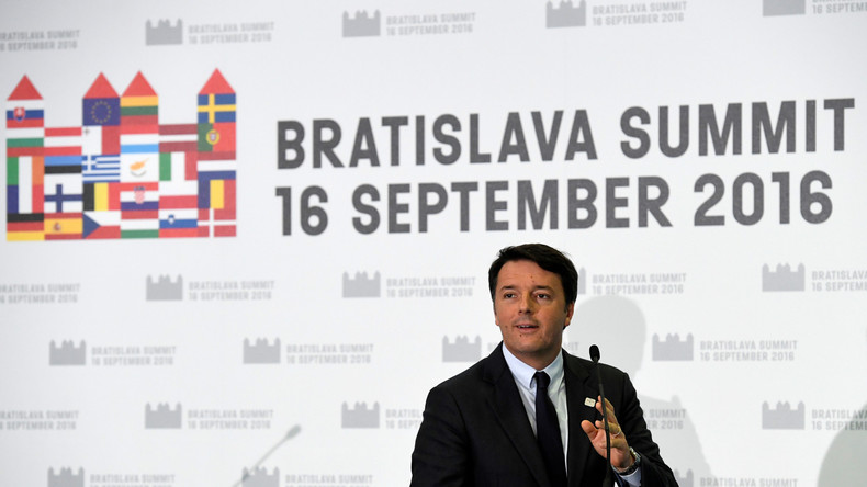 Renzi sur le sommet de l’UE : «Si les choses continuent ainsi nous parlerons du fantôme de l’Europe»