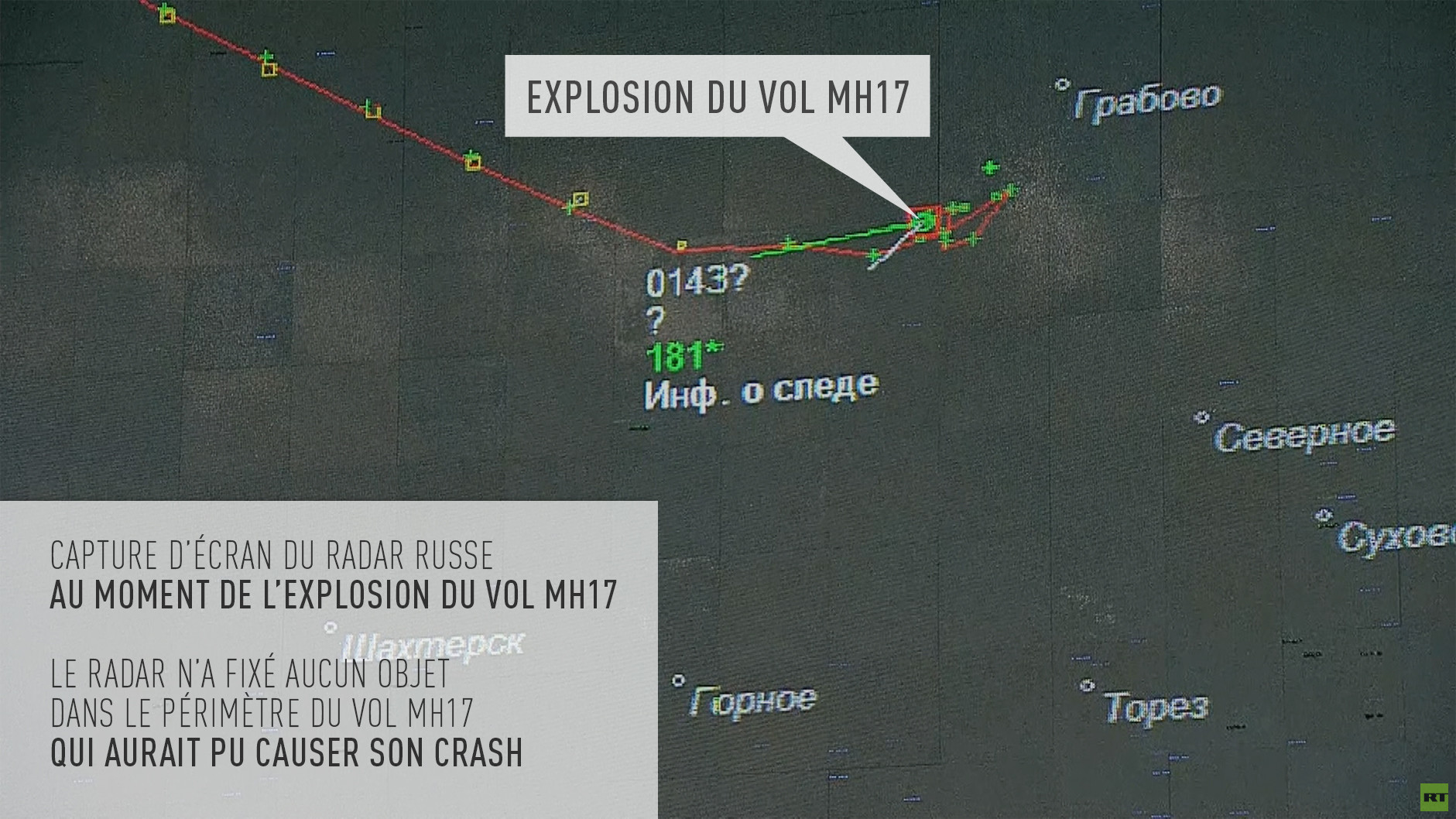 Moscou : le radar russe n'a pas détecté d'objet suspect près du site du crash du vol MH17 en 2014