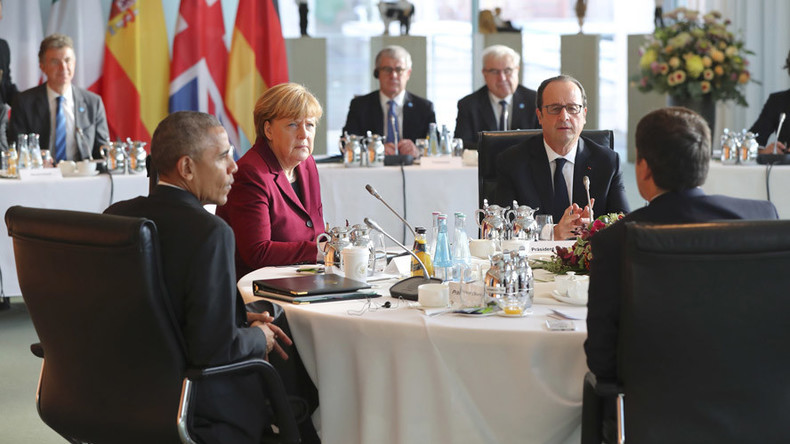 Obama, Merkel et Hollande veulent maintenir les sanctions contre la Russie