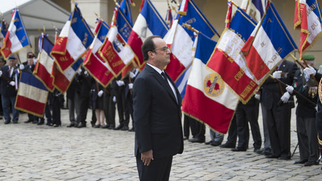 François Hollande lors de l'hommage aux harkis le 25 septembre 2016 