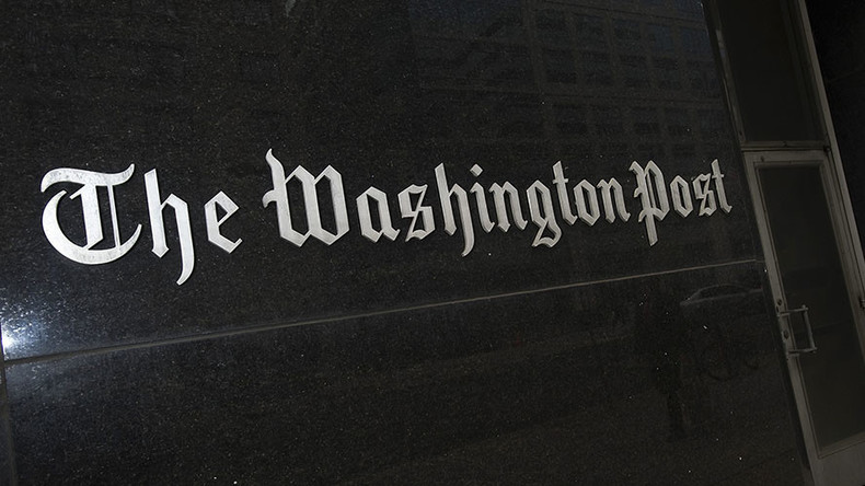 Le Washington Post admet que son article sur «la propagande russe» se base sur des sources douteuses
