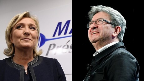 Jean-Luc Mélenchon et Marine Le Pen sont les deux candidats jugés les plus anti-système, un créneau qui parle à de nombreux électeurs en vue de la présidentielle de 2017