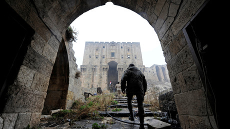 La citadelle historique d'Alep libéré des rebelles