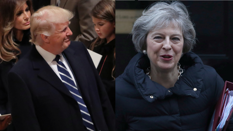 Theresa May rencontrera Donald Trump aux Etats-Unis la semaine prochaine