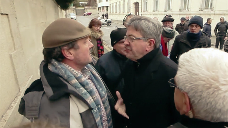 «C'est le PS qui vous a mis dans la merde !» : Jean-Luc Mélenchon s'emporte contre un cheminot