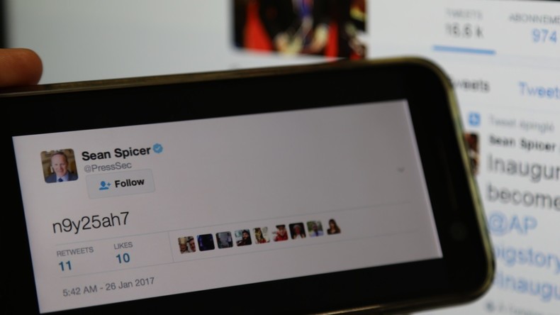 Le porte-parole de la Maison Blanche aurait-il posté un mot de passe par erreur sur Twitter ?