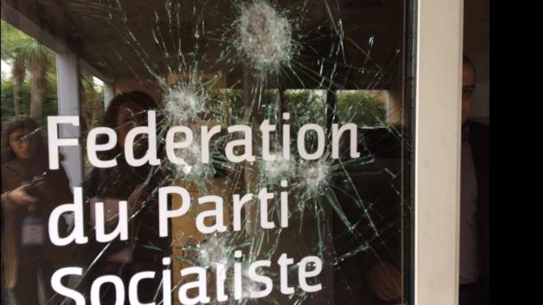 Le chef du PS dans l’Hérault n’en peut plus de voir les locaux du parti vandalisés (PHOTOS)