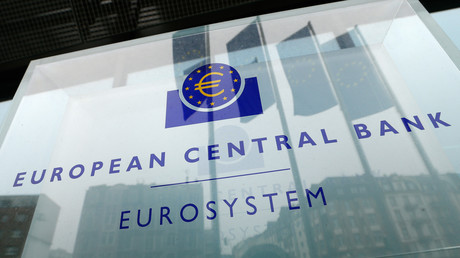 Le logo de la Banque centrale européenne (BCE).
