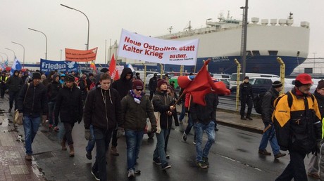Manifestation à Bremerhaven le 7 janvier contre le déploiement d'unités supplémentaires de l'OTAN en Europe orientale 