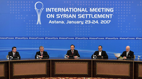 Les pourparlers sur la Syrie, Astana, le 24 janvier 2017.