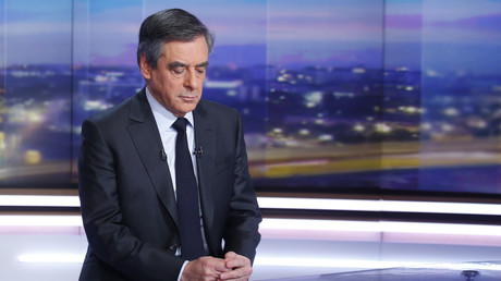 François Fillon sur le plateau de TF1