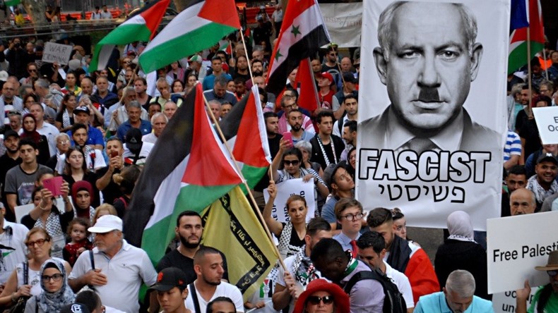 Des centaines de personnes mobilisées contre la visite de Netanyahou en Australie (IMAGES)