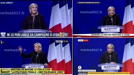 Entre les meetings de Marine Le Pen et de Jean-Luc Mélenchon, les médias ont fait leur choix