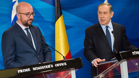 Charles Michel et Benjamin Netanyahou 
