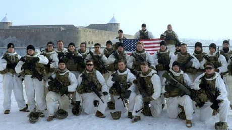 Une photo laissant présager un exercice militaire américain à quelques pas de la frontière russe, en Estonie, est apparue sur Twitter