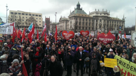 La manifestation anti-OTAN à Munich