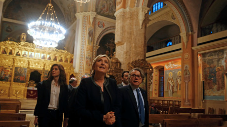 Marine le Pen en visite au Liban 
