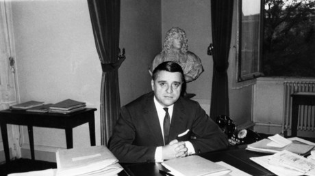 Robert Boulin, alors secrétaire d'Etat au budget, en 1963