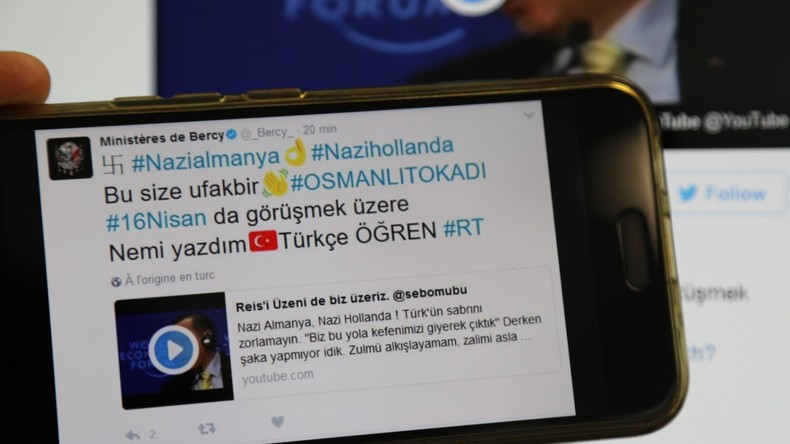 Référendum turc : de nombreux comptes Twitter, dont celui de Bercy et de RT, piratés