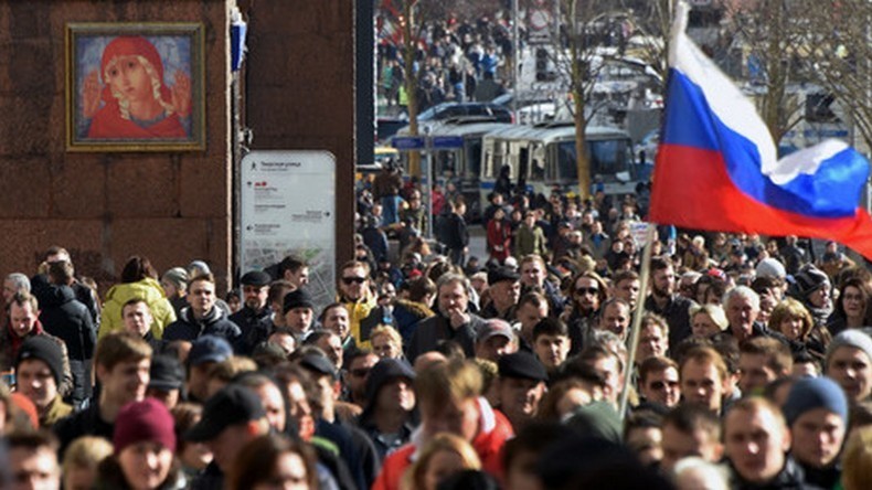 Près de 500 arrestations lors d'une manifestation contre la corruption en Russie (VIDEO)