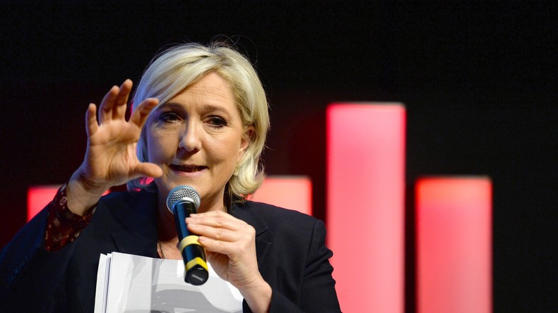 Marine Le Pen accuse une nouvelle fois France Télévisions de favoriser le «chouchou» Macron (VIDEO)