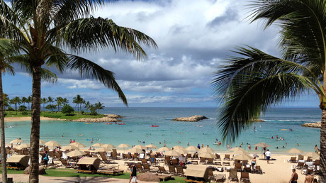 La plage de Ko'Olina sur l'île d'Oahu à Hawaï (image d'illustration)