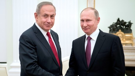 Benyamin Netanyahou et Vladimir Poutine à Moscou, le 9 mars 2017