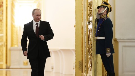 Le président russe Vladimir Poutine au Kremlin
