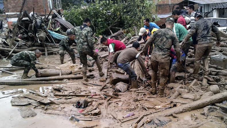 Colombie : une coulée de boue fait plus de 200 morts dans le sud du pays (IMAGES)