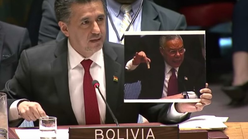 La Bolivie trolle les USA sur les armes de destruction massive en Irak devant le Conseil de sécurité