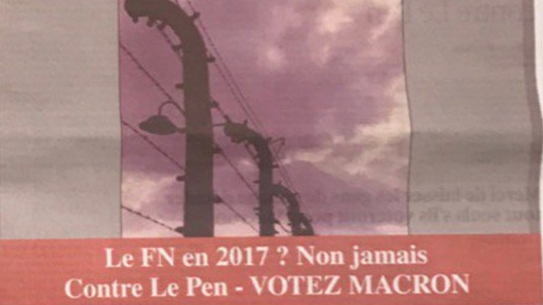 Contre le FN, les Klarsfeld agitent le souvenir d'Auschwitz dans une affiche publiée dans Libération