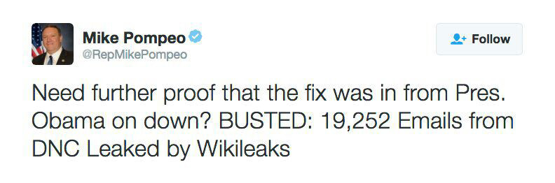 Pour le patron de la CIA, WikiLeaks est un «service de renseignement hostile»
