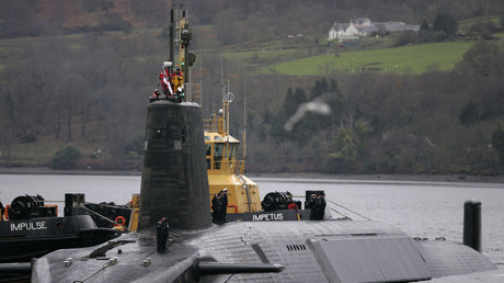 Le sous-marin HMS Vengeance, équipé de missiles balistiques nucléaires Trident