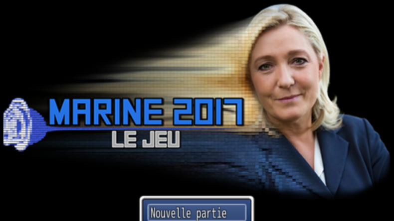 Marine Le Pen part à l'assaut du «front républicain» dans un jeu vidéo