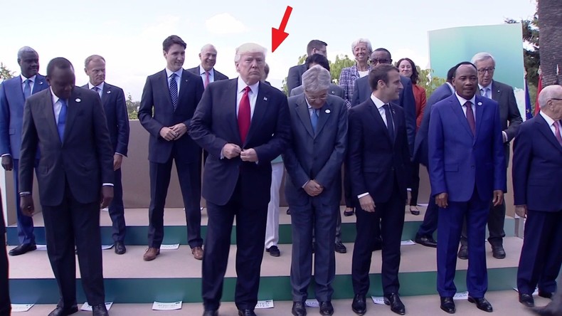 Angela Merkel «effacée» de la photo finale du G7 ? (VIDEO)